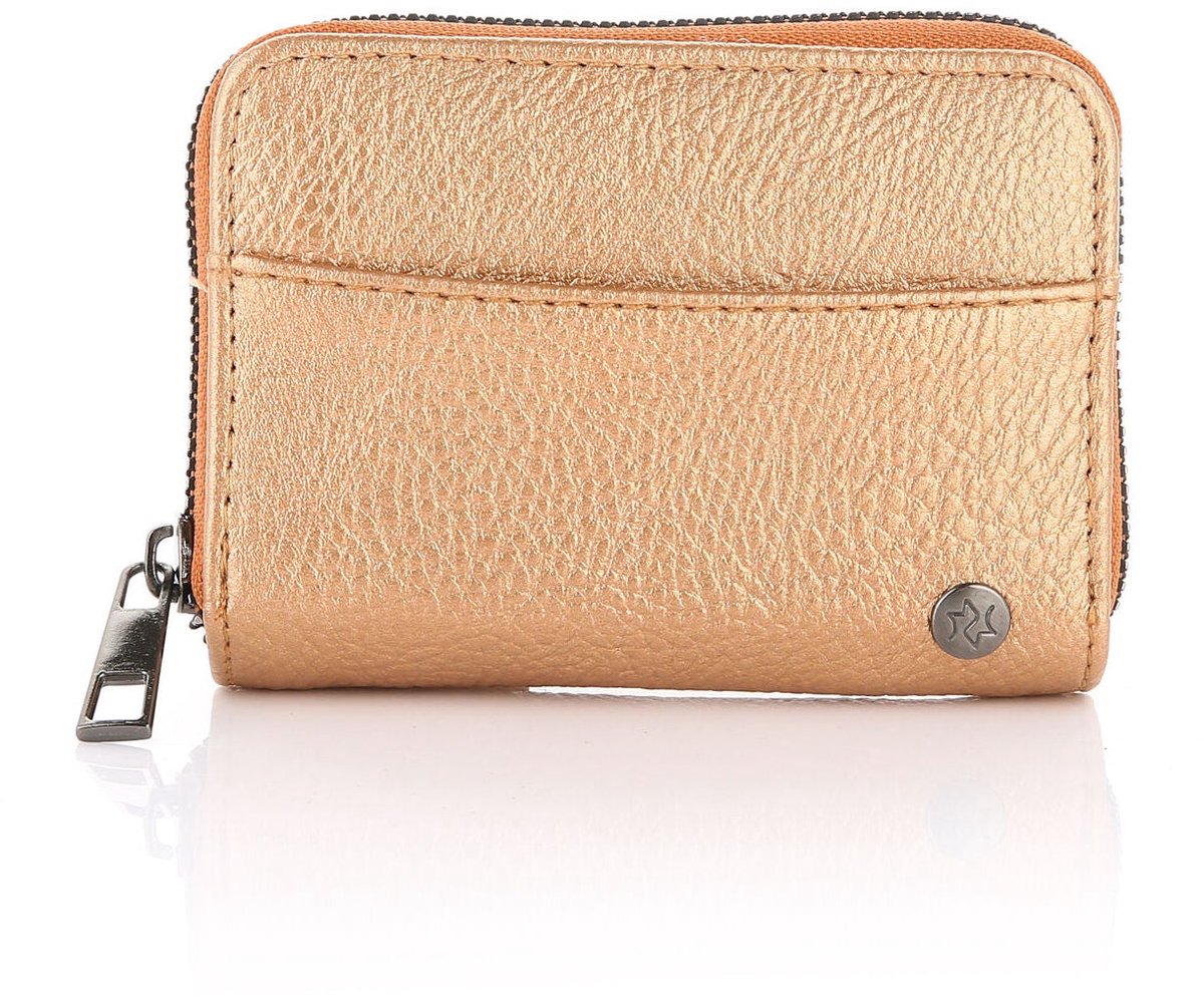Sunset Fashion Portemonnnee met rits rosé goud 12x9cm