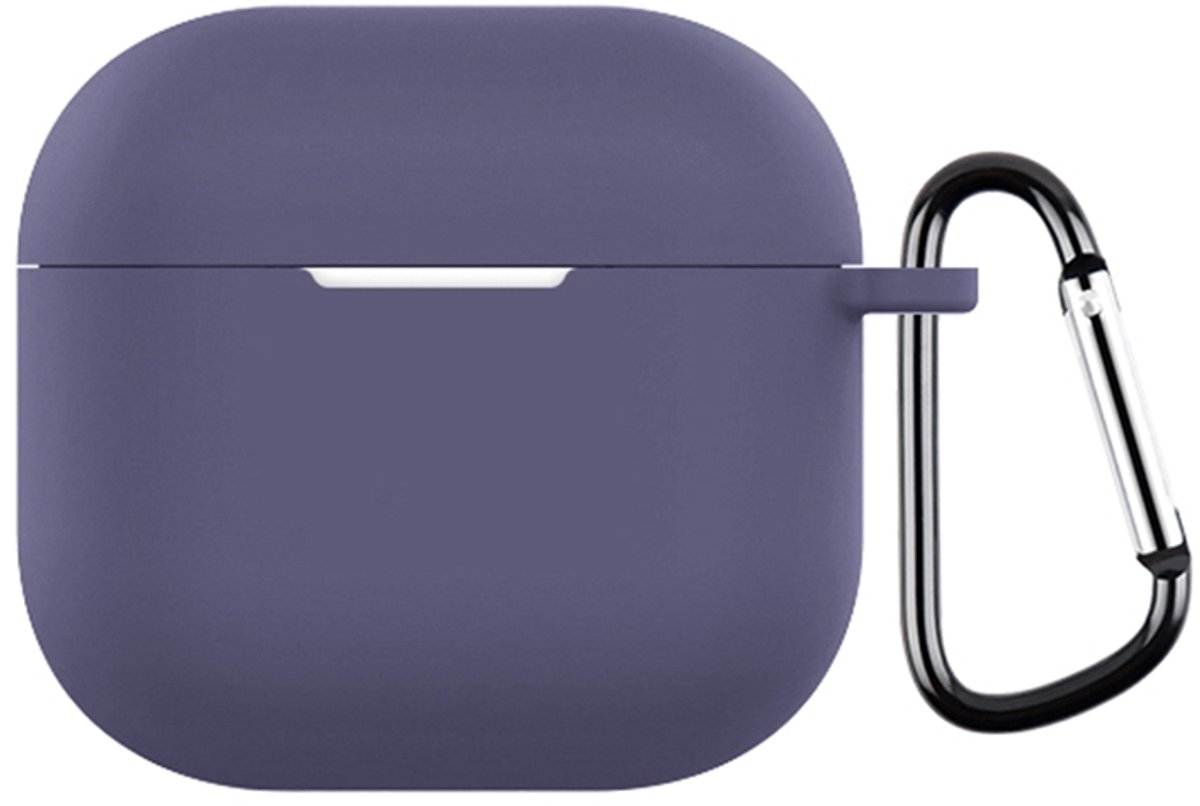 Mobigear Hoesje geschikt voor Apple AirPods 4 Hoesje Flexibel Siliconen | Mobigear Colors - Grijs