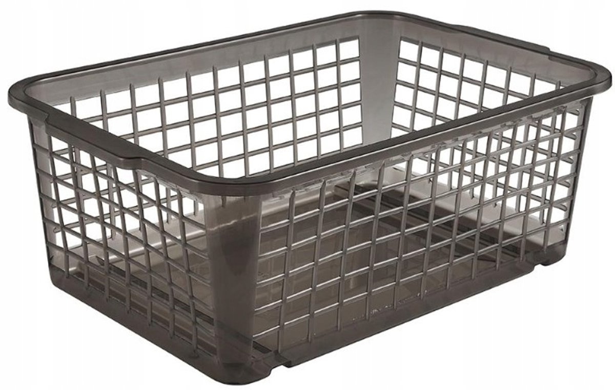 Keeper Opbergbox Organizer Grijs 30x20x11 cm Stapelbaar