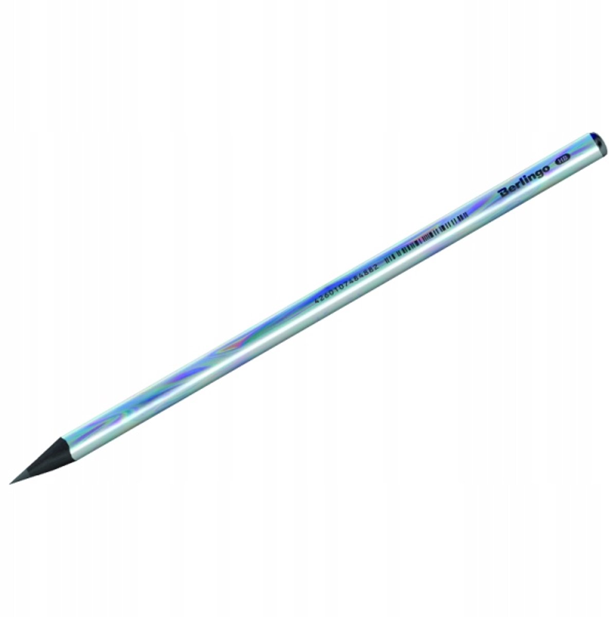 STARLIGHT HB Driehoekige Potlood - Zwart Hout met Holografisch Effect