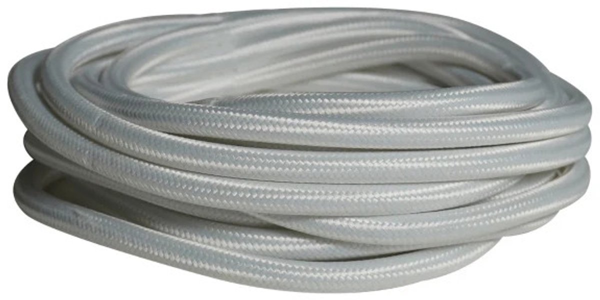 Nordlux Stofledning 4 m Kabel | Textiel | Wit