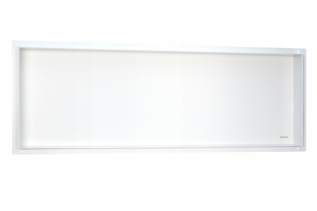 Balneo Inbouwkast Wit 90x30x10 cm - RVS, Waterdicht