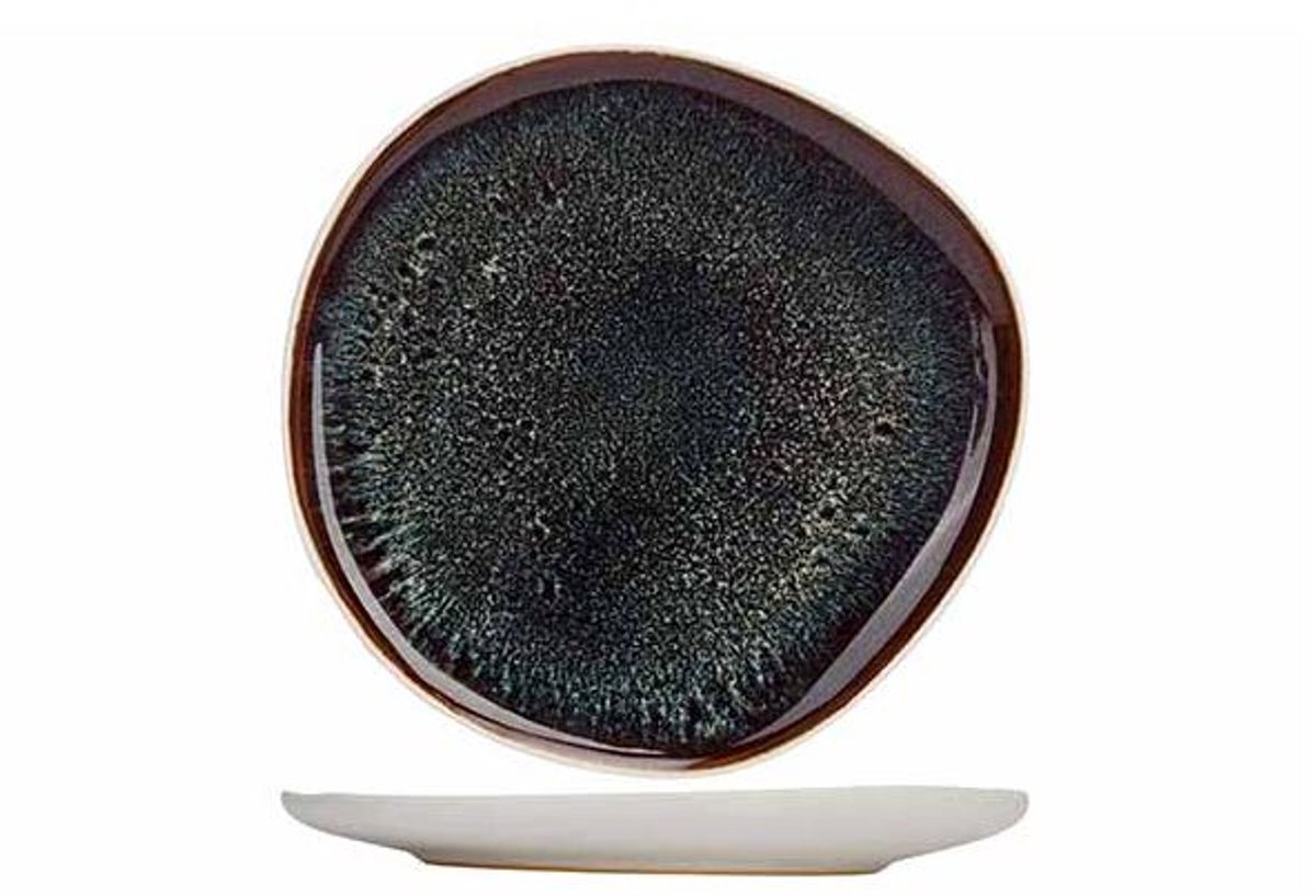 Mauna Dessertbord 21,5x21xh2,5cm Organisch