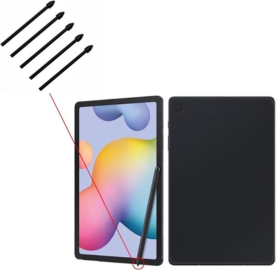 S-Pen Reservepunten voor Samsung Galaxy Tab S7 FE / S7+ Plus / S8 / S8 Ultra, Touch Stylus S Pen Tips Nibs Gereedschapsset Bijvullen, 5 Stuks (Zwart) — afbeelding 3