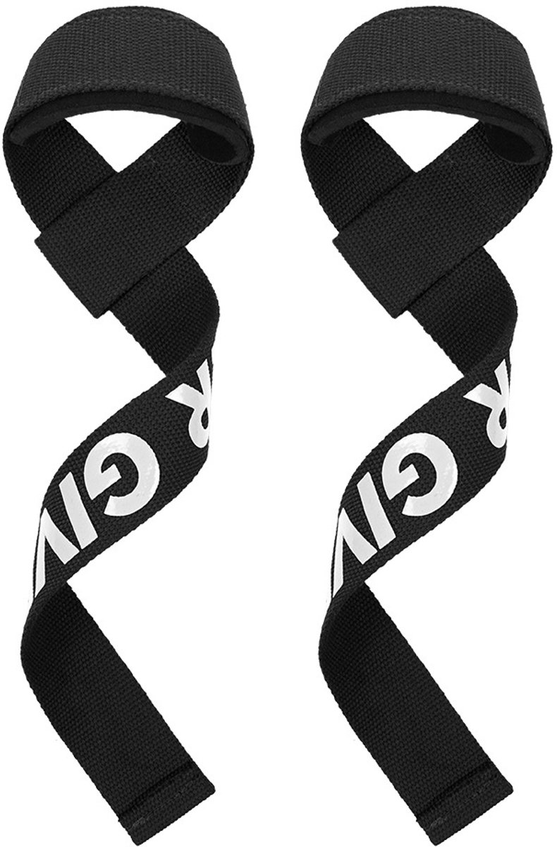 Verdikte tilband, geschikt voor krachttraining, bodybuilding en fitness – deadliftband – unisex, zwart.