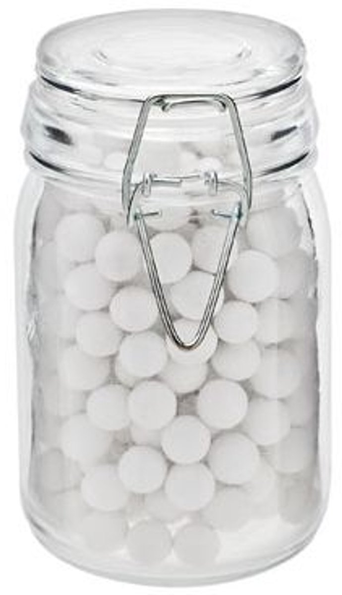 Bakparels 300gr In Gesloten Bokaal Met Afsluiting D6xh11.5cm - Keramiek