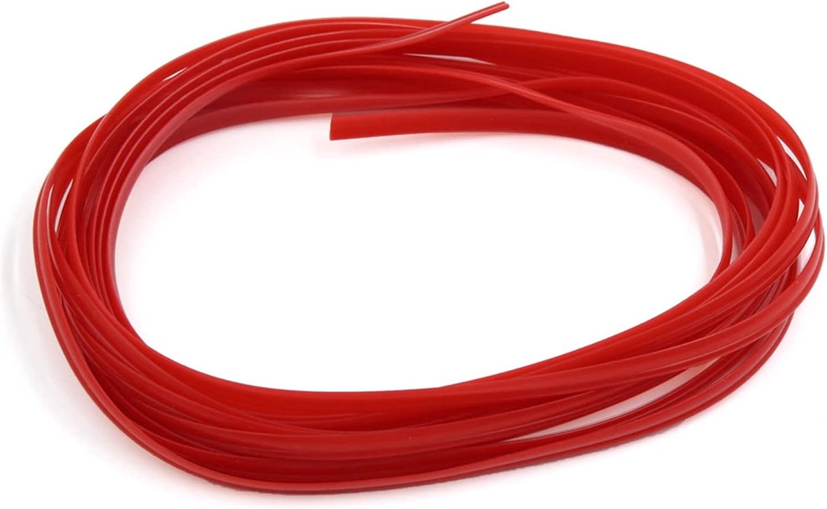 sourcingmap 5M Rood Kunststof Car Grille Interieur Exterieur Moulding Trim Strip Line