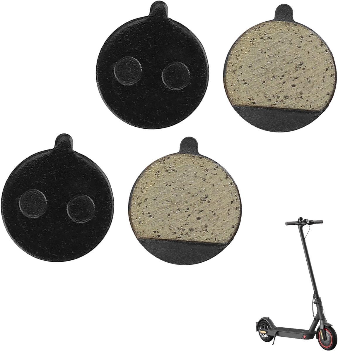 M4 / M4 Pro Remblokken voor elektrische step, schijfrempads, compatibel accessoire voor elektrische scooters, duurzaam en geluidsarm