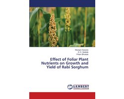 Effect of Foliar Plant Nutrients on Growth and Yield of Rabi Sorghum