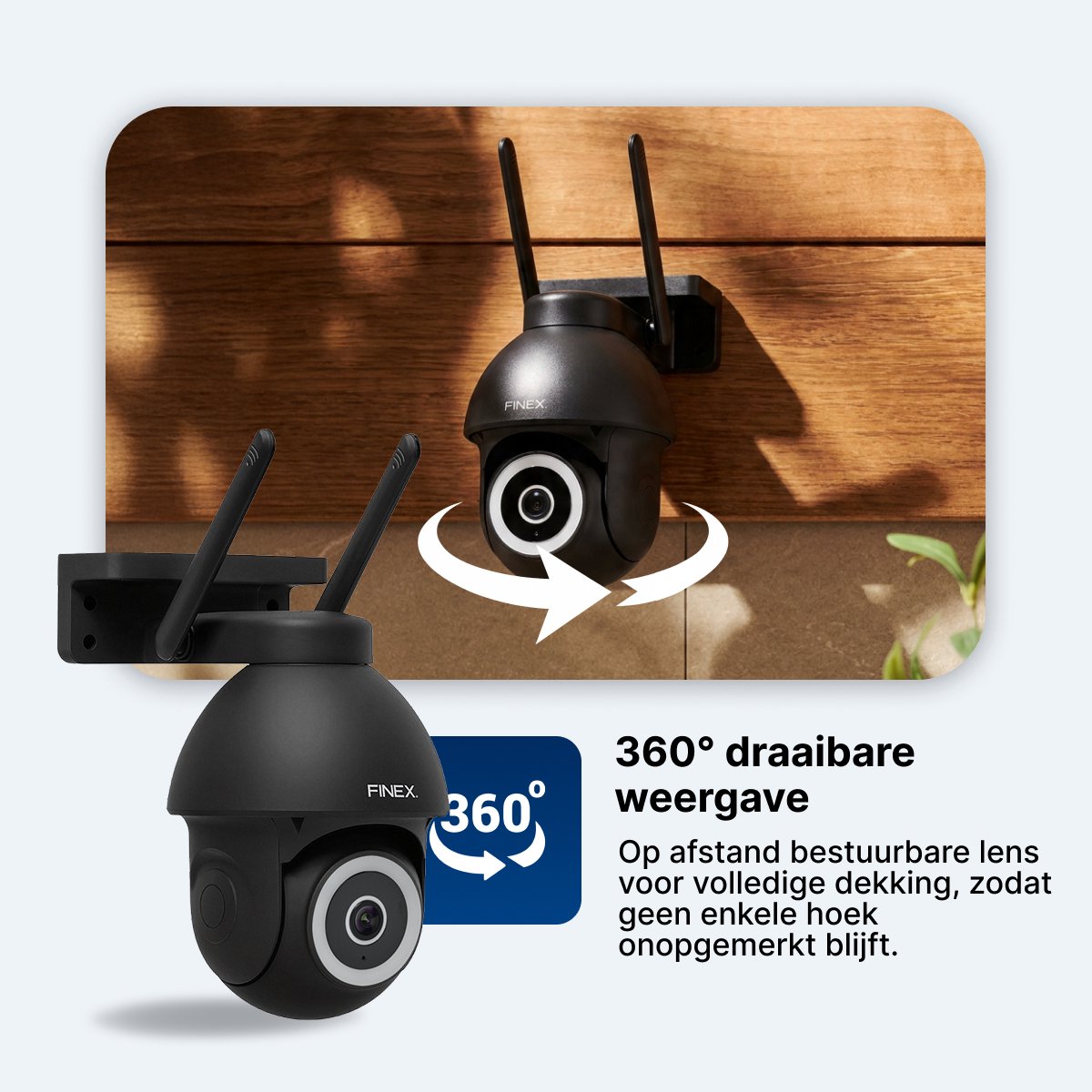 FinexHome Beveiligingscamera Pro 4K Ultra HD Buiten Met - afbeelding 2
