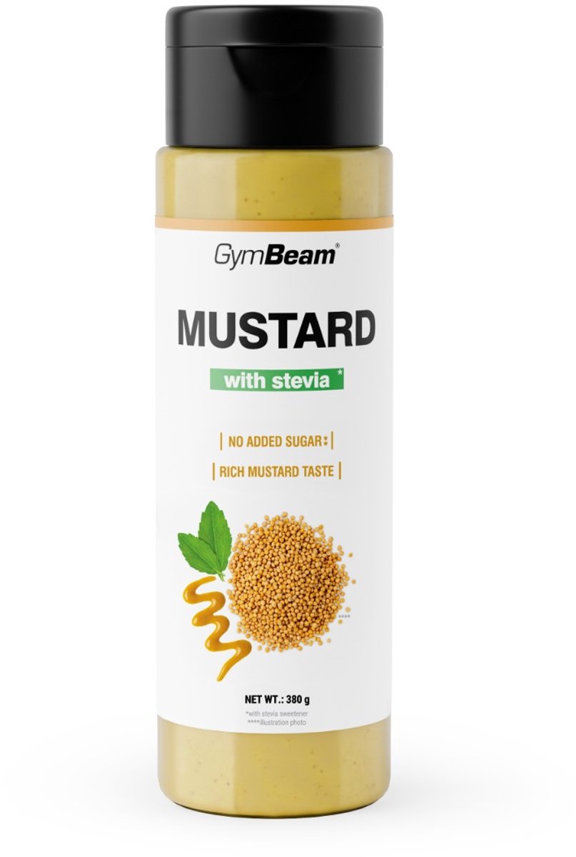 GymBeam Mosterd met Stevia 380 g
