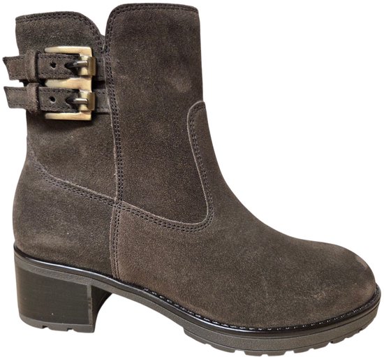 Gabor 8011.02.006 Enkellaarzen Bruin Suede Dames - Bruin - 38.5