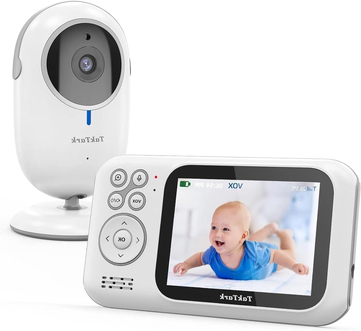 Babyfoon met Camera - Video Babyfoon Baby Monitor - Baby Bewaken - 3.2 Inch LCD Scherm - 2.4 GHz FHSS