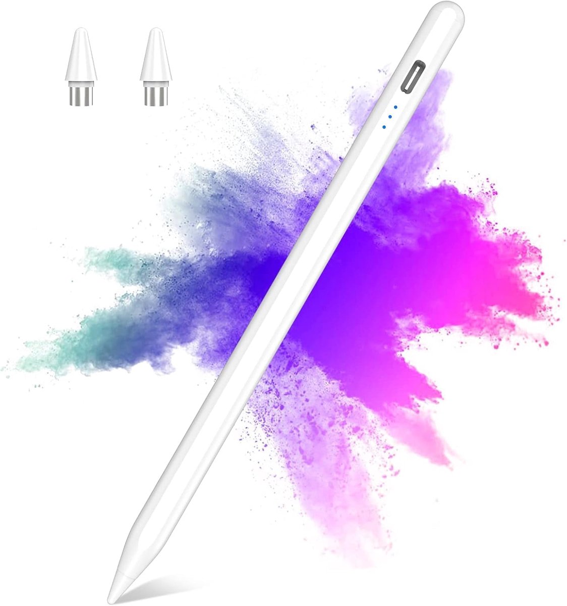 OYLCDI Active Stylus Pen - Universele Tablet Stift - 1,5mm precisiepunt - Type-C snelladen - Voor Android & Harmony OS
