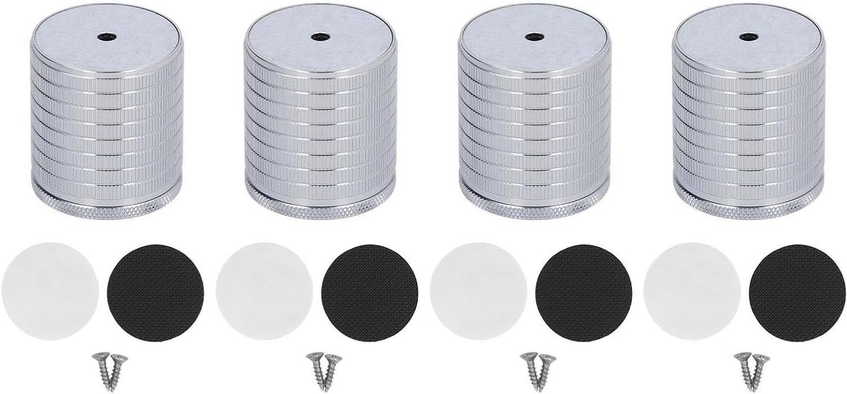 Bedverhogers - Meubelverhogers - Meubels Verhogen - Verstelbare Hoogte - 43-75 mm - Ruimtegrijs