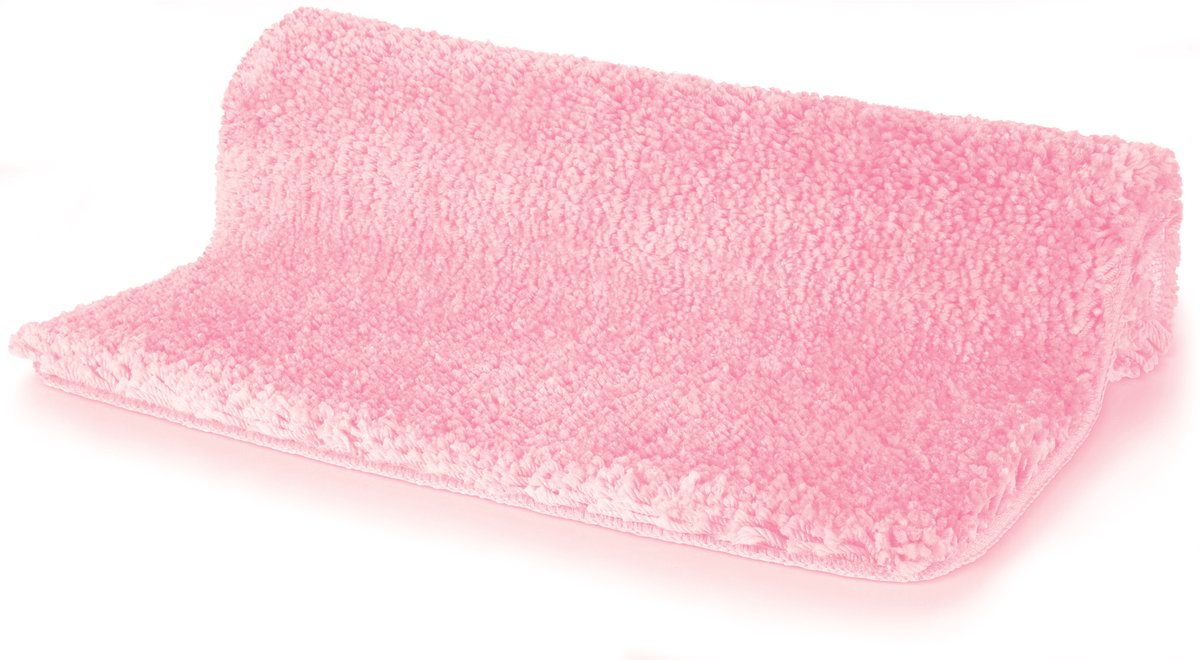 Spirella Badmat – Antislip Badkamermat van Microvezel – Zachte Badmatten met Lange Pool van 40 mm voor Douche en Bad