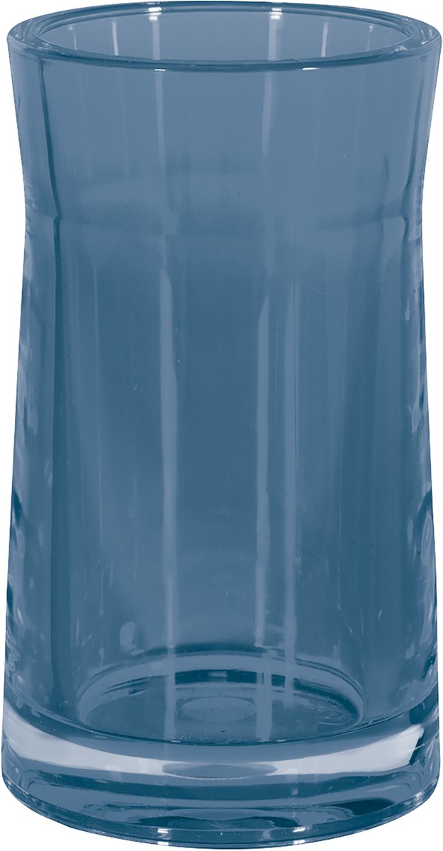Spirella Sydney Tandenborstelhouder – Transparante Tumbler Badkamer Beker voor Tandenborstel en Tandpasta – 7 x 12 cm