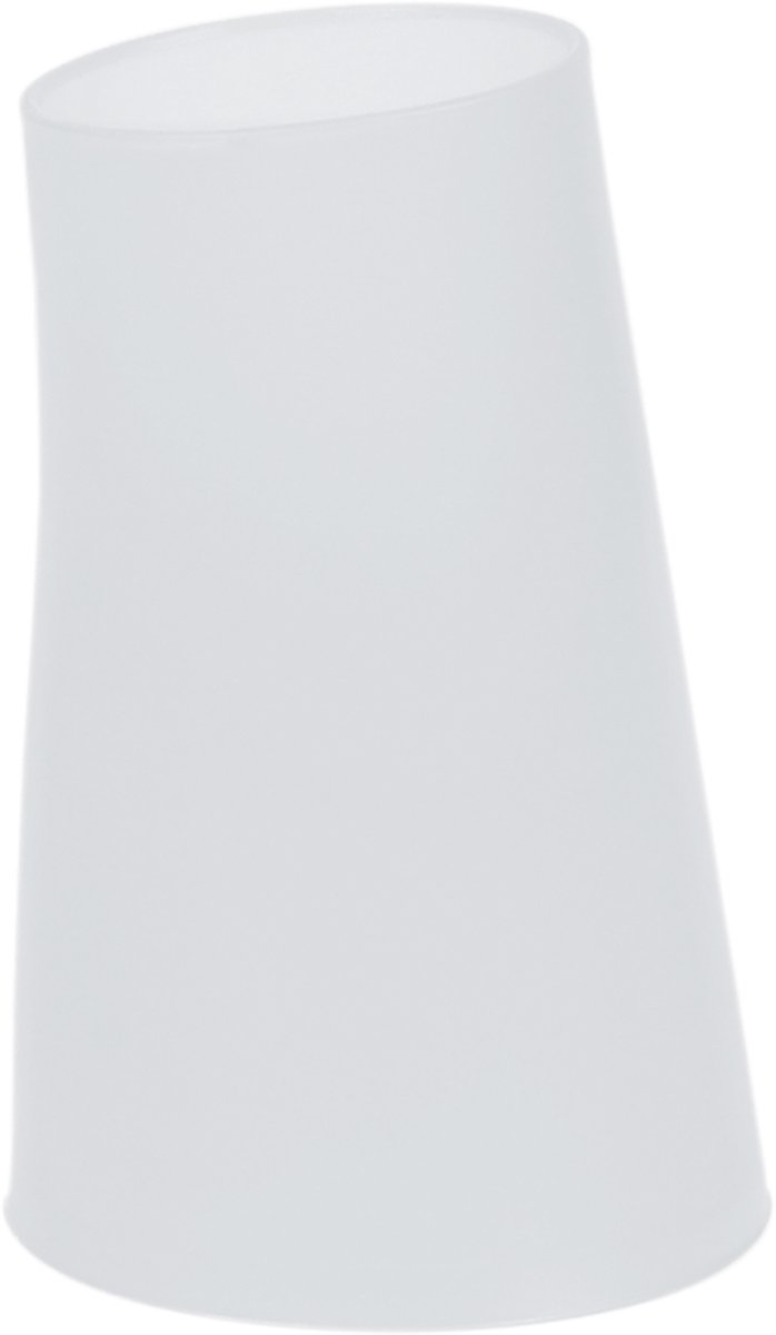 Spirella Tandenborstelhouder Beker – Tumbler Badkamer voor Tandenborstel Opbergen – Borstelhouder Frosty White 8 x 12,5 cm