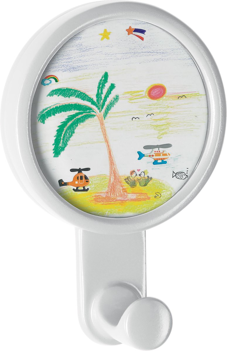 Wandhaak voor Kinderen – Personaliseerbare Handdoekhaak met Fotovak – Deurhaak voor Handdoeken en Accessoires