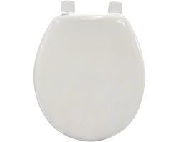 MSV Toiletbril – WC-bril van MDF met Kunststof Scharnieren – Closetbril met Antislip Noppen – Stabiel en Comfortabel
