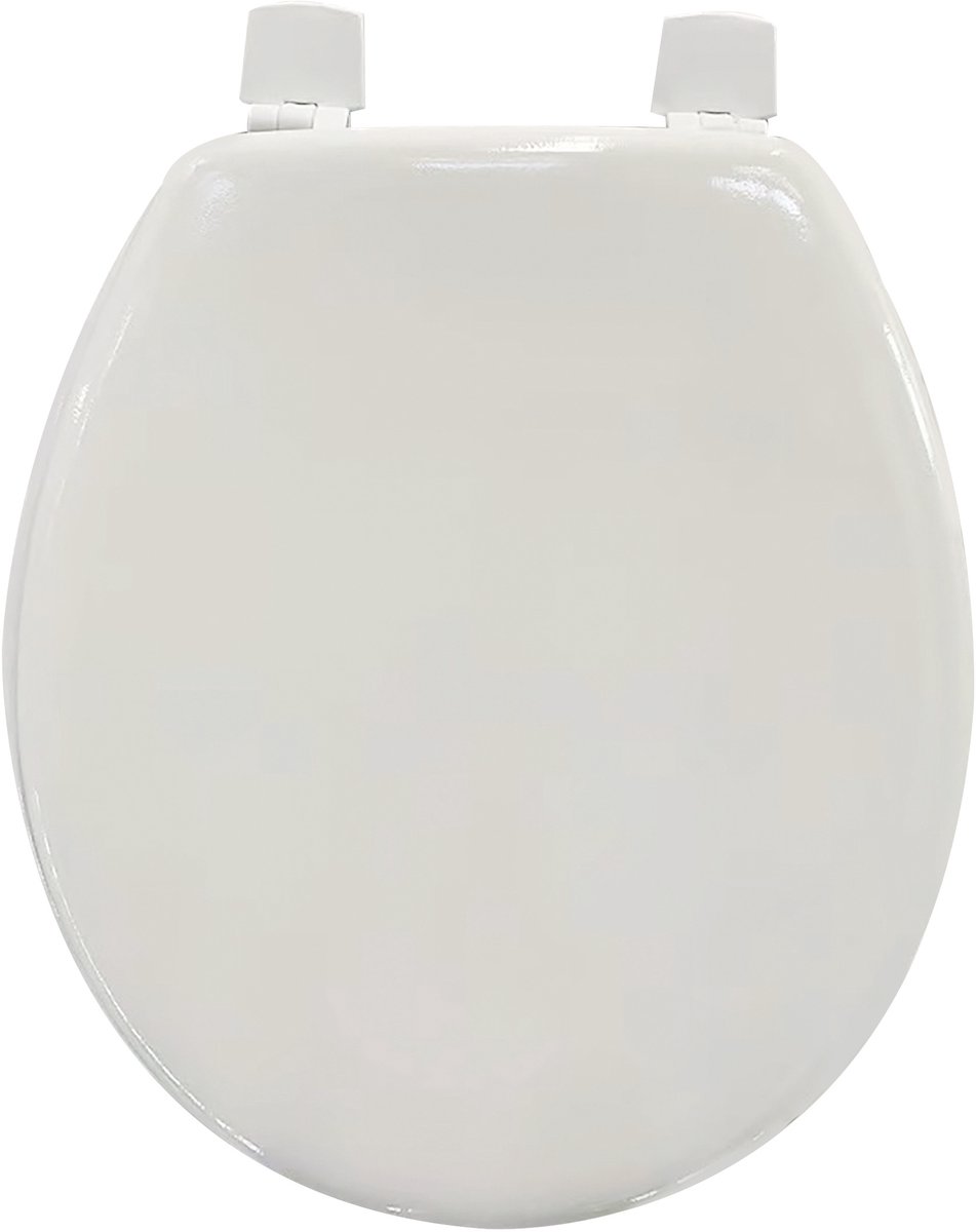 MSV Toiletbril – WC-bril van MDF met Kunststof Scharnieren – Closetbril met Antislip Noppen – Stabiel en Comfortabel