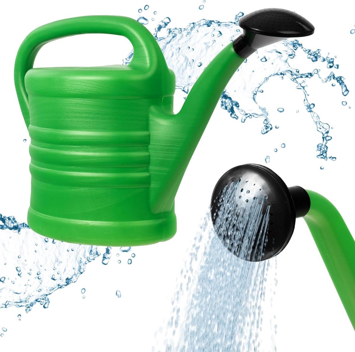 Gieter Plastic Planten - Watergieter Buiten - Planten Verzorgen - Lange Tuit - 5 Liter - Groen
