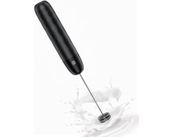 Elektrische Melkopschuimer - Opschuimmaker Foam Maker - Koffie Maken - USB-C Oplaadbaar - 15 Seconden - Zwart
