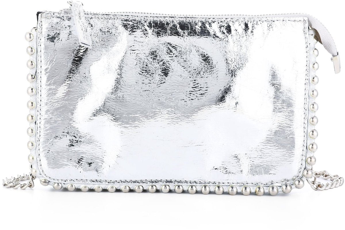 Sunset Fashion Tas zilver 24x15cm