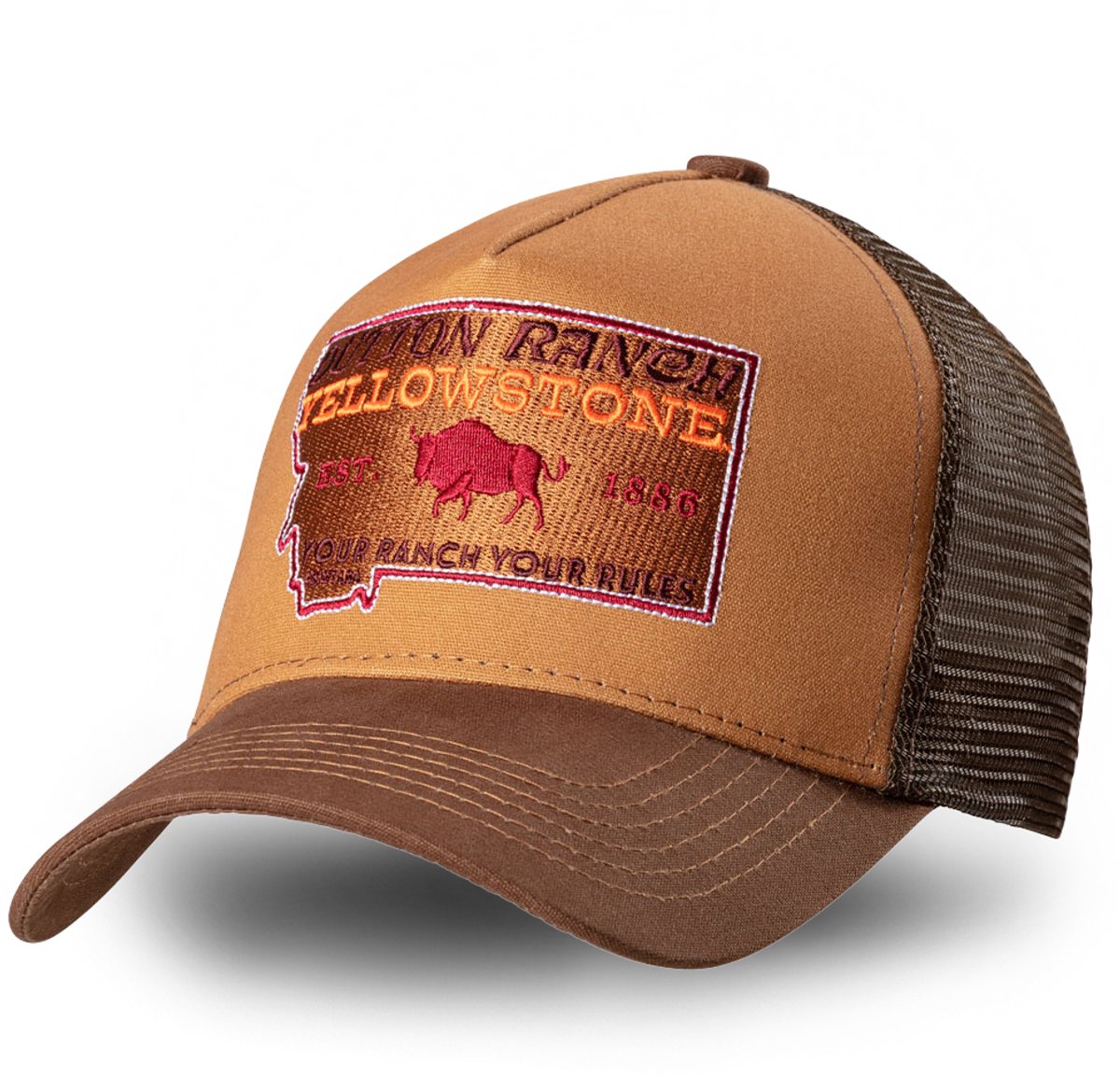 Stars & Stripes - TC Yellowstone-07 - Truckers Cap