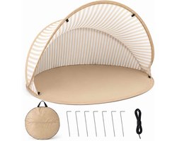 Strand Pop-up Tent - Beach Shelter - Opvouwbaar - UV Beschermd - - Inclusief Opbergtas - 180x125x85 cm