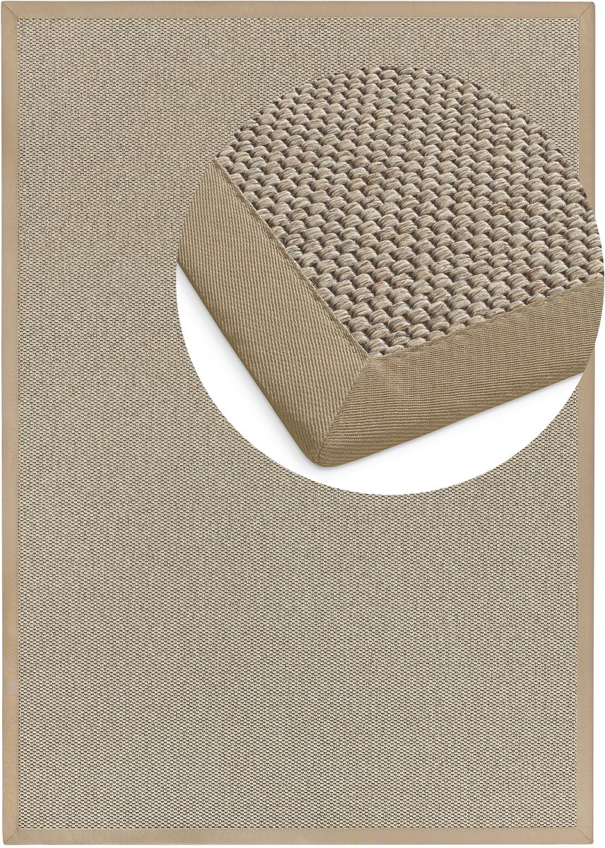 Vloerkleed Naturana Panama S2 natur 133x190cm