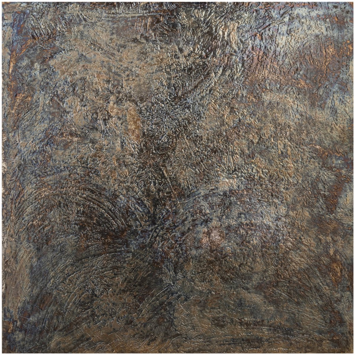 PTMD Sukhmia Gunmetal MDF Wall Panel Shiny Square L