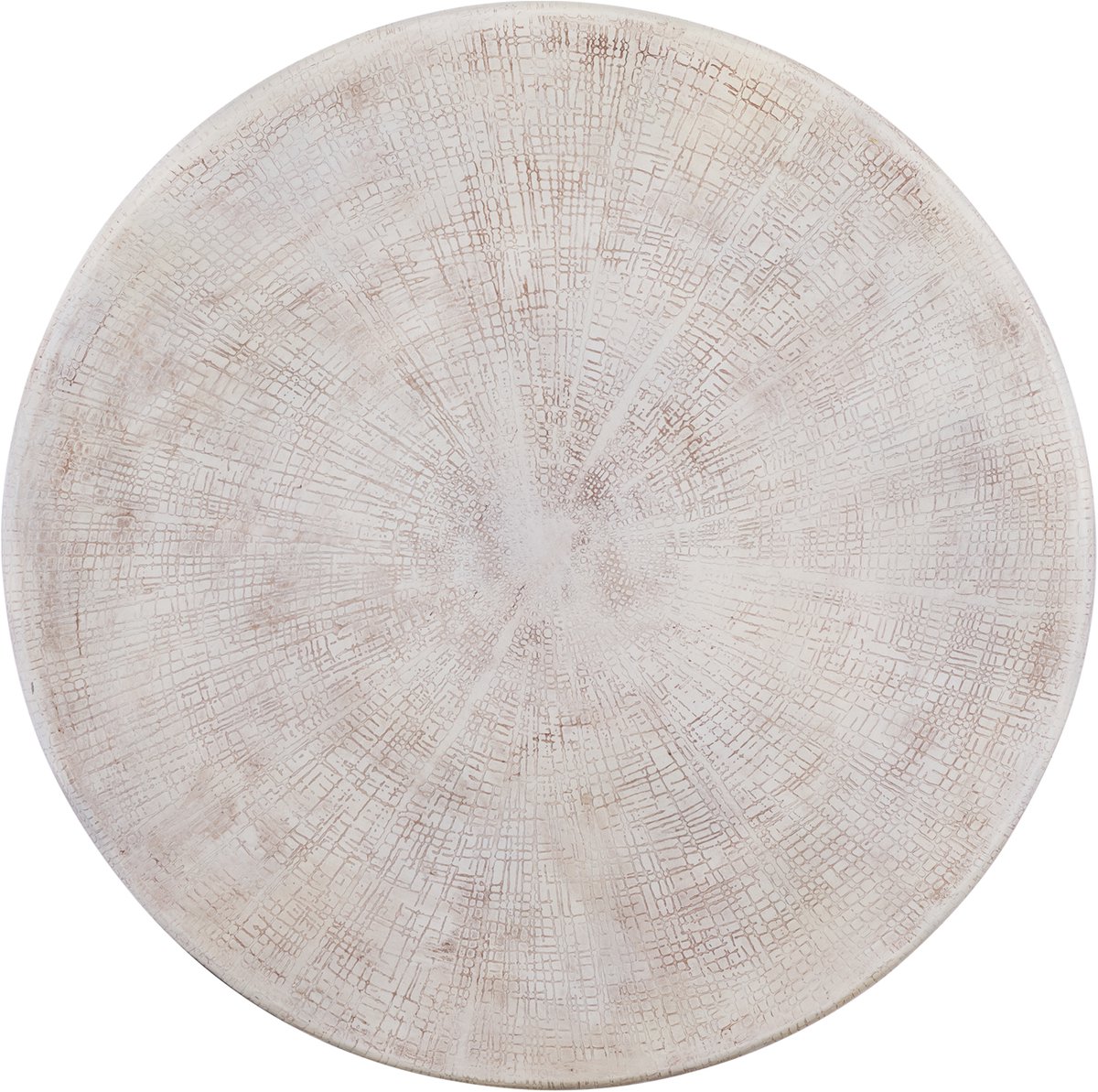 PTMD Raizo Beige Alu Sheet Textured Wall Panel Round L