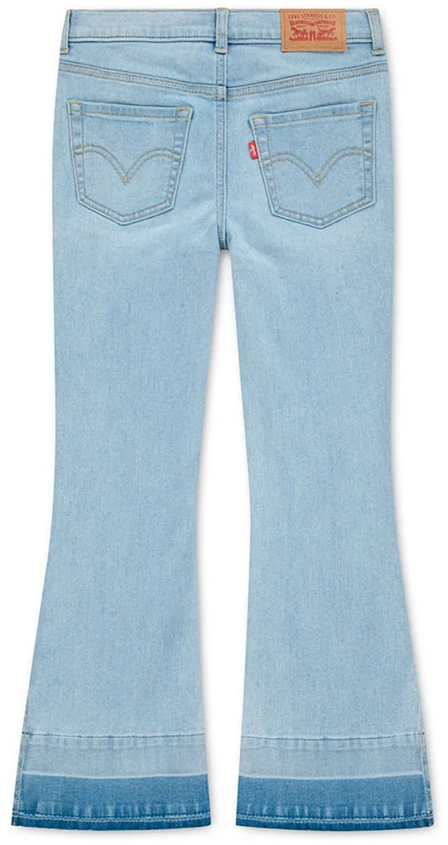 Levi´s ® Kids 726 Flare Release Hem Spijkerbroek Blauw 12 Years Meisje