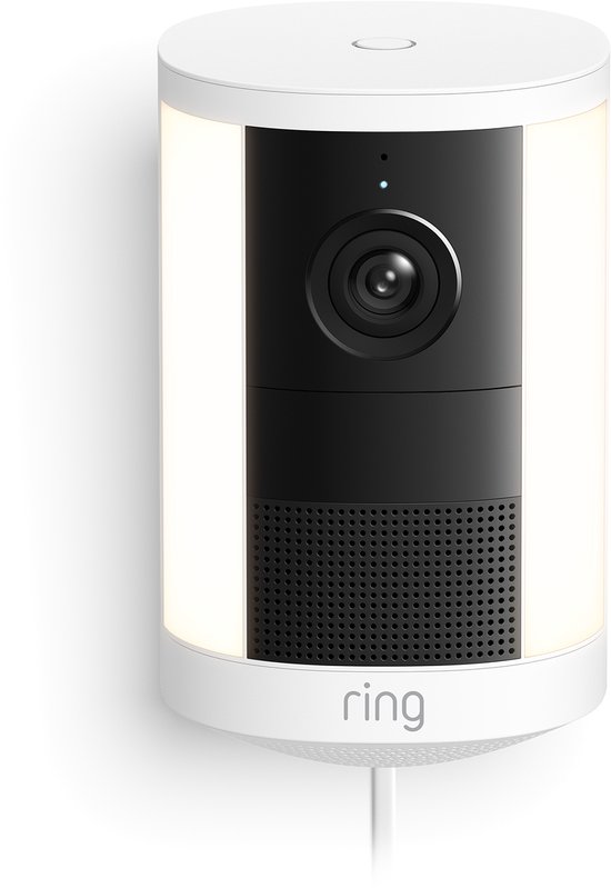 Ring Spotlight Camera 2e Generatie Stekker Wit