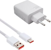 Xiaomi, Chargeur secteur USB 67W + câble USB vers USB-C, Wit