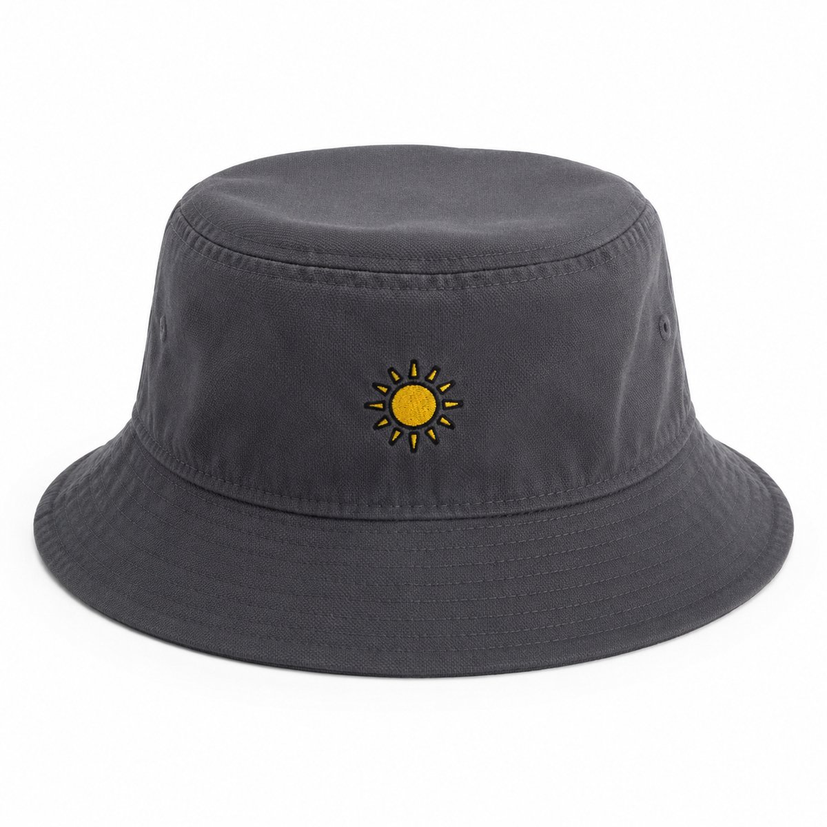 Major May Bucket Hat - Vissershoedje - Hoed - Zonnehoedje - Dames en Heren - Unisex - Recycled Polyester - Grijs