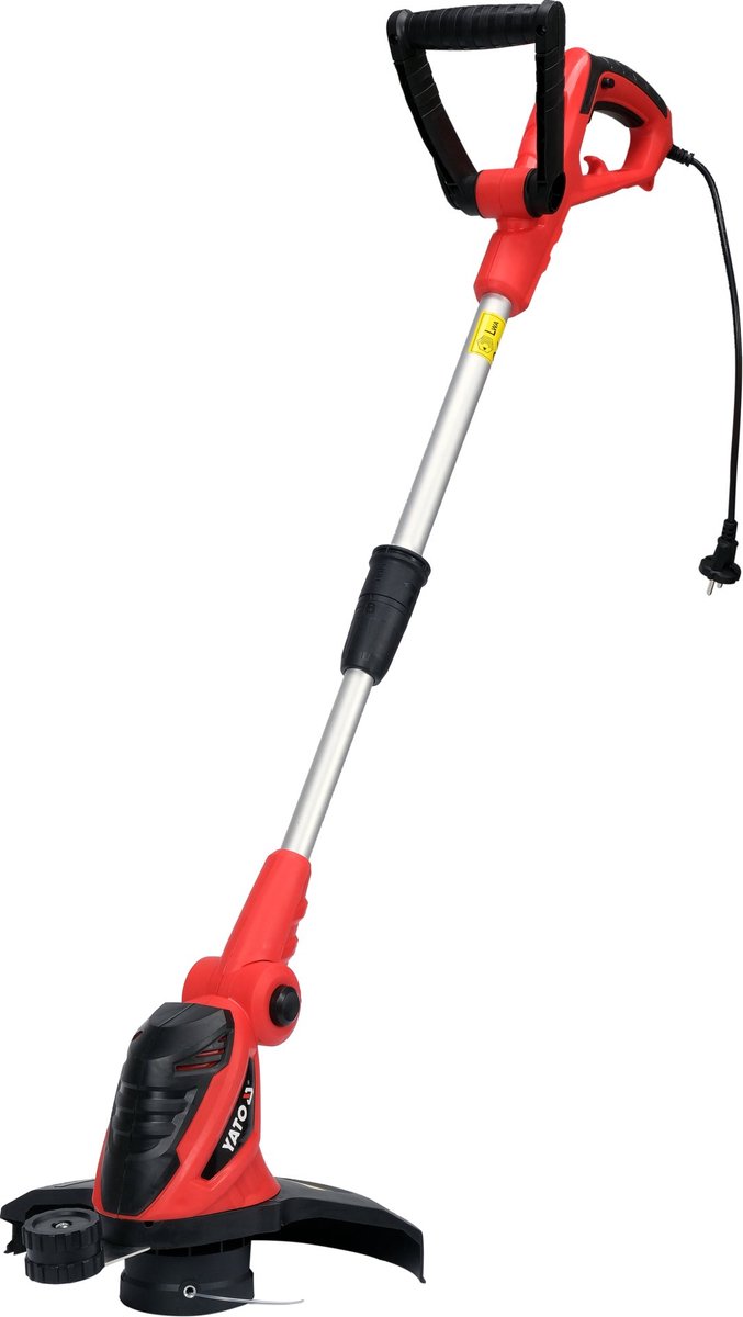 Elektrische Grastrimmer & Gazonkantensteker – 550W – Maaibreedte 30 cm – Telescopisch – 5-Voudige Kantelbare Kop – Met Kantwiel