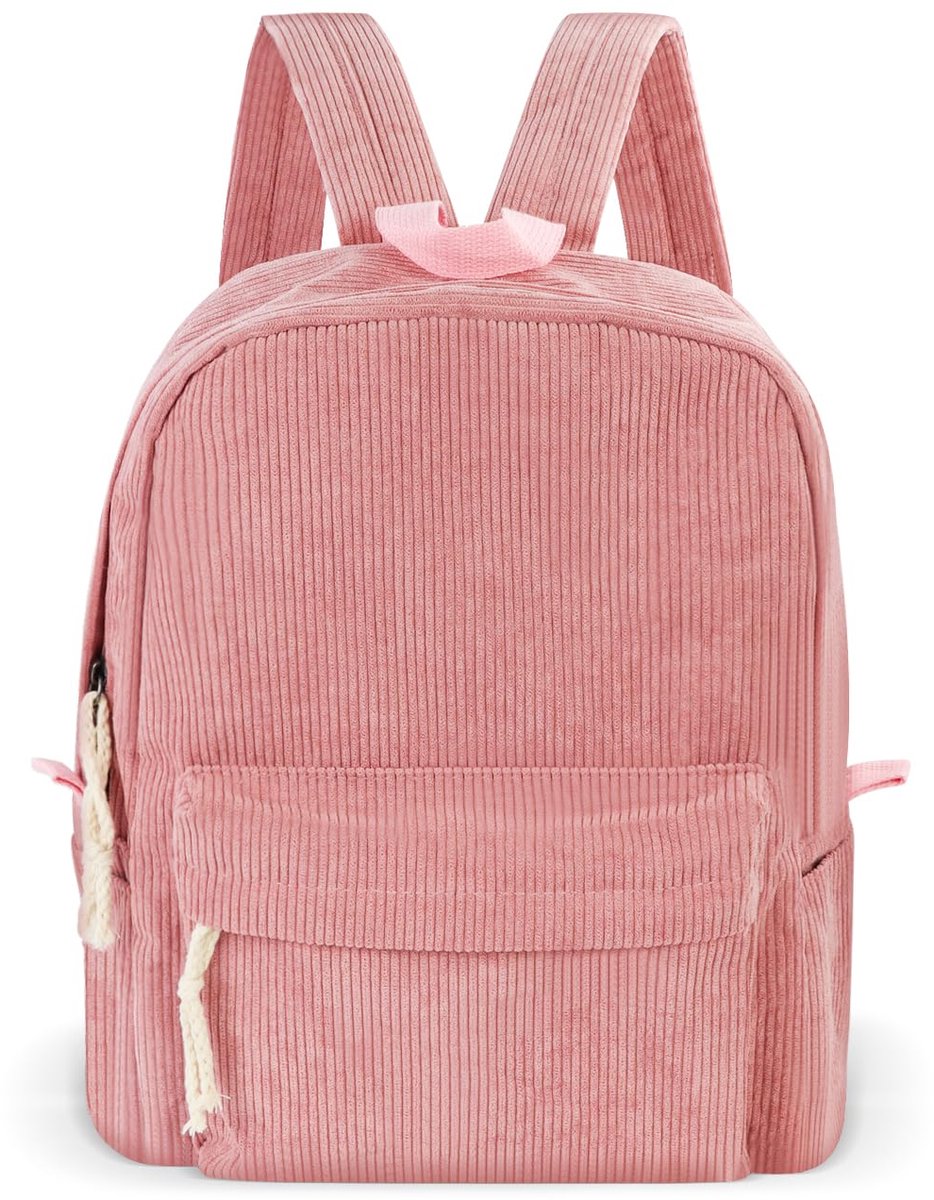 Rugzak voor dames, elegante cityrugzak, dagrugzak, damesrugzak, lichtgewicht corduroy laptoprugzak, 15 inch, schoolrugzak, laptoptas voor vrije tijd, reizen, school, werk