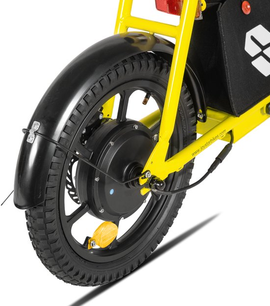 JOYSTAR Starmoto Elektrische Step met Zadel - voor Kinderen & Tieners (6-12 Jaar) - 250W Motor - Max. 25 km/u - 16 Inch Wielen - Geel van JOYSTAR — afbeelding 2