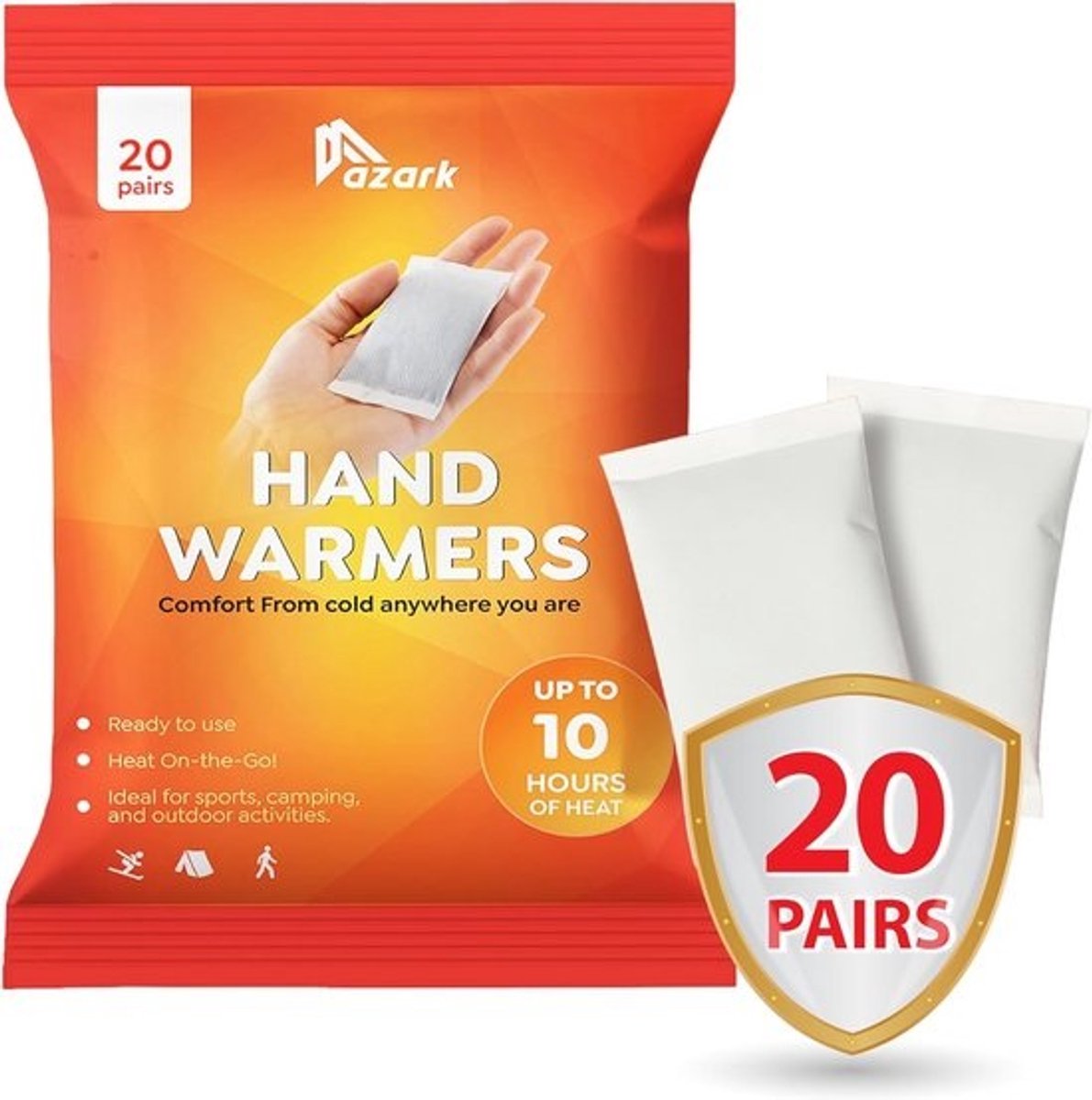 Oplaadbare Handwarmers - USB Opladen - Tot 10 Uur Warmte - Zakformaat voor Buitenactiviteiten