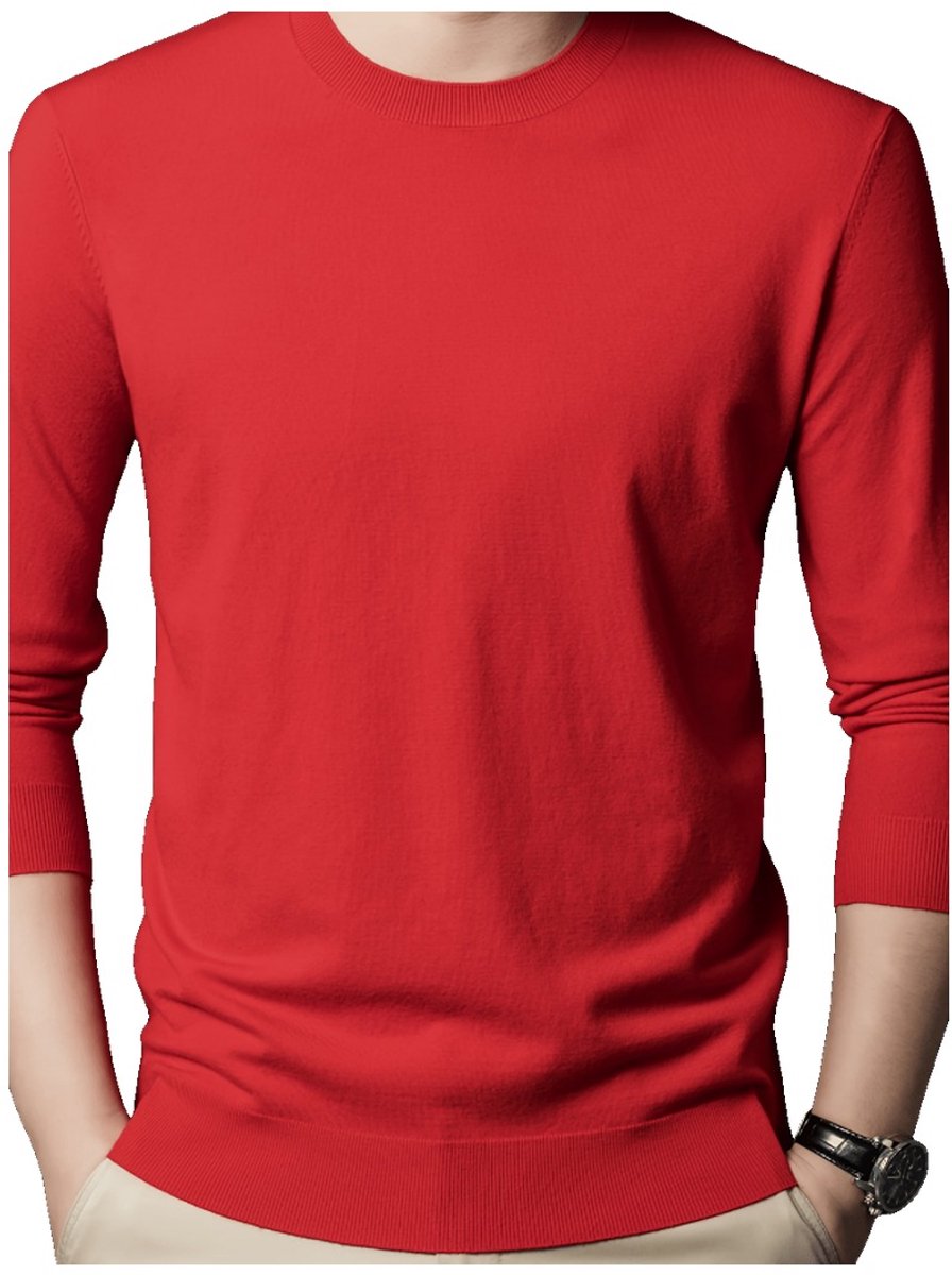 Currero Sweater Heren Sweaters Sweatshirt Hoodie Warme Trui Pullover Jumper Crewneck Vest Chinees Rood