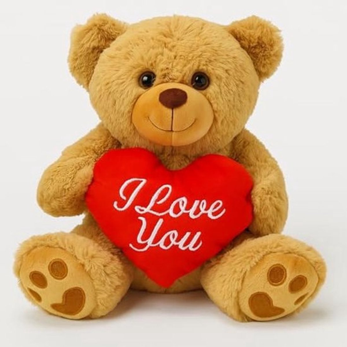 Pluche Dier Cadeau voor Valentijnsdag - Set van 3 Teddyberen met Hart