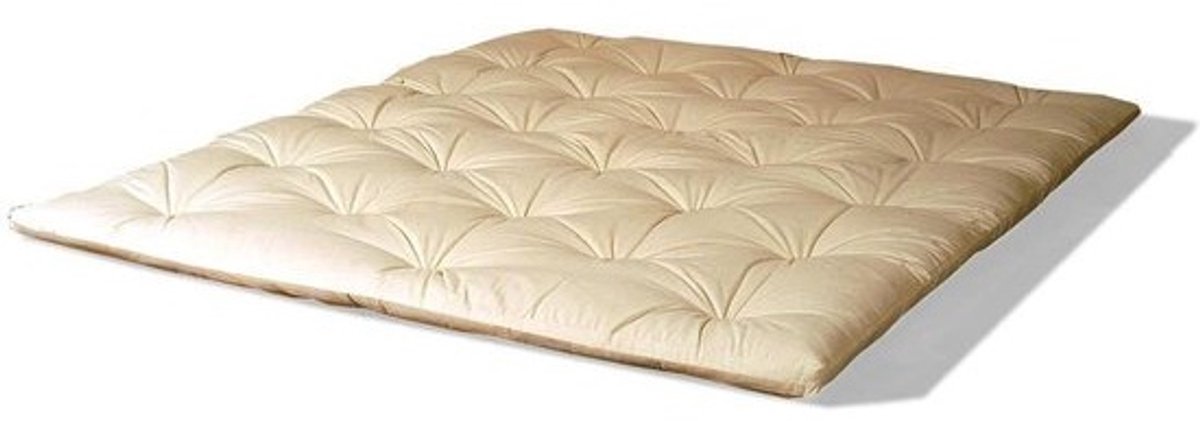 Opvouwbare futonmatras 90x200 cm van 100% puur katoen voor massage, yoga en camping