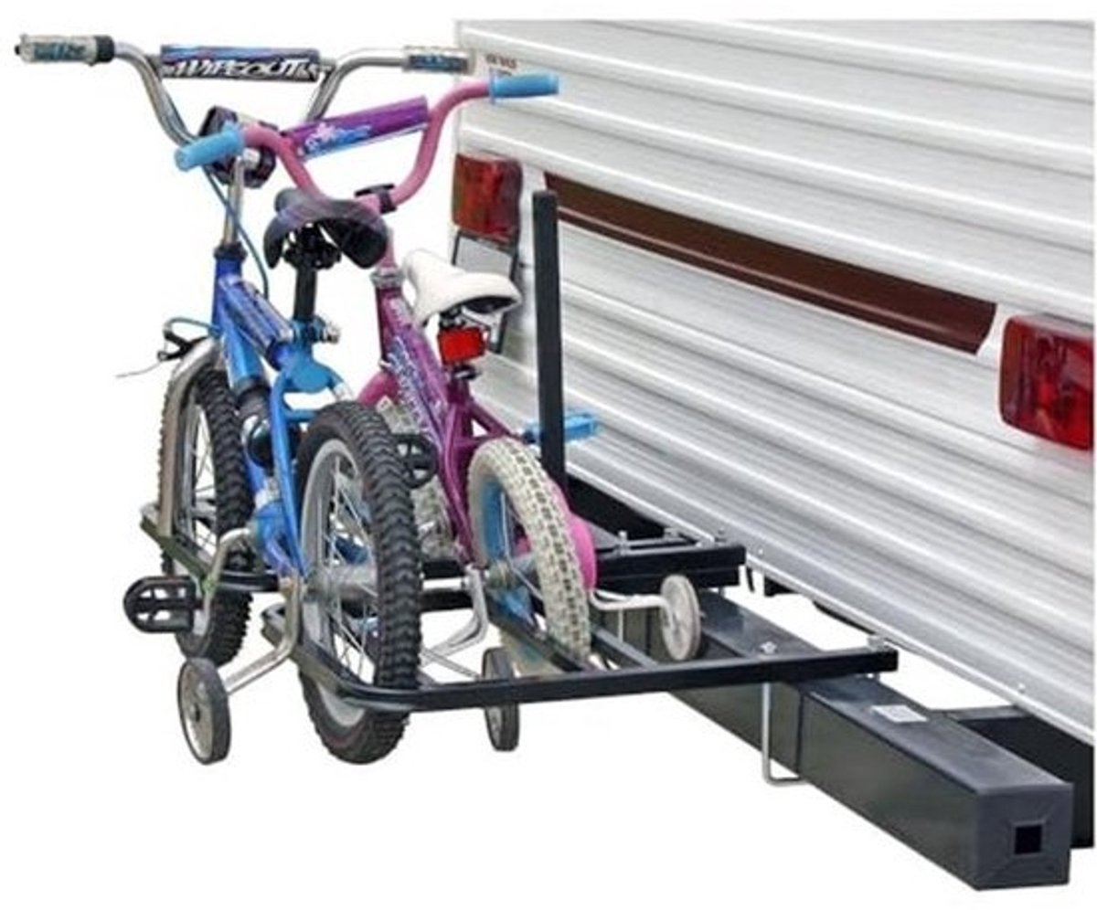 Verhoog Outdoor RV of Camper Trailer Fietsendrager voor 1-2 Fietsen