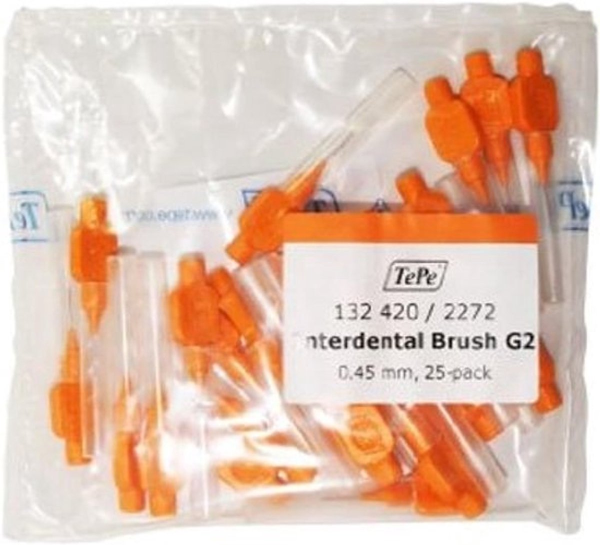 Interdentale Borstels 0,45 mm Maat 1 - Pack van 25