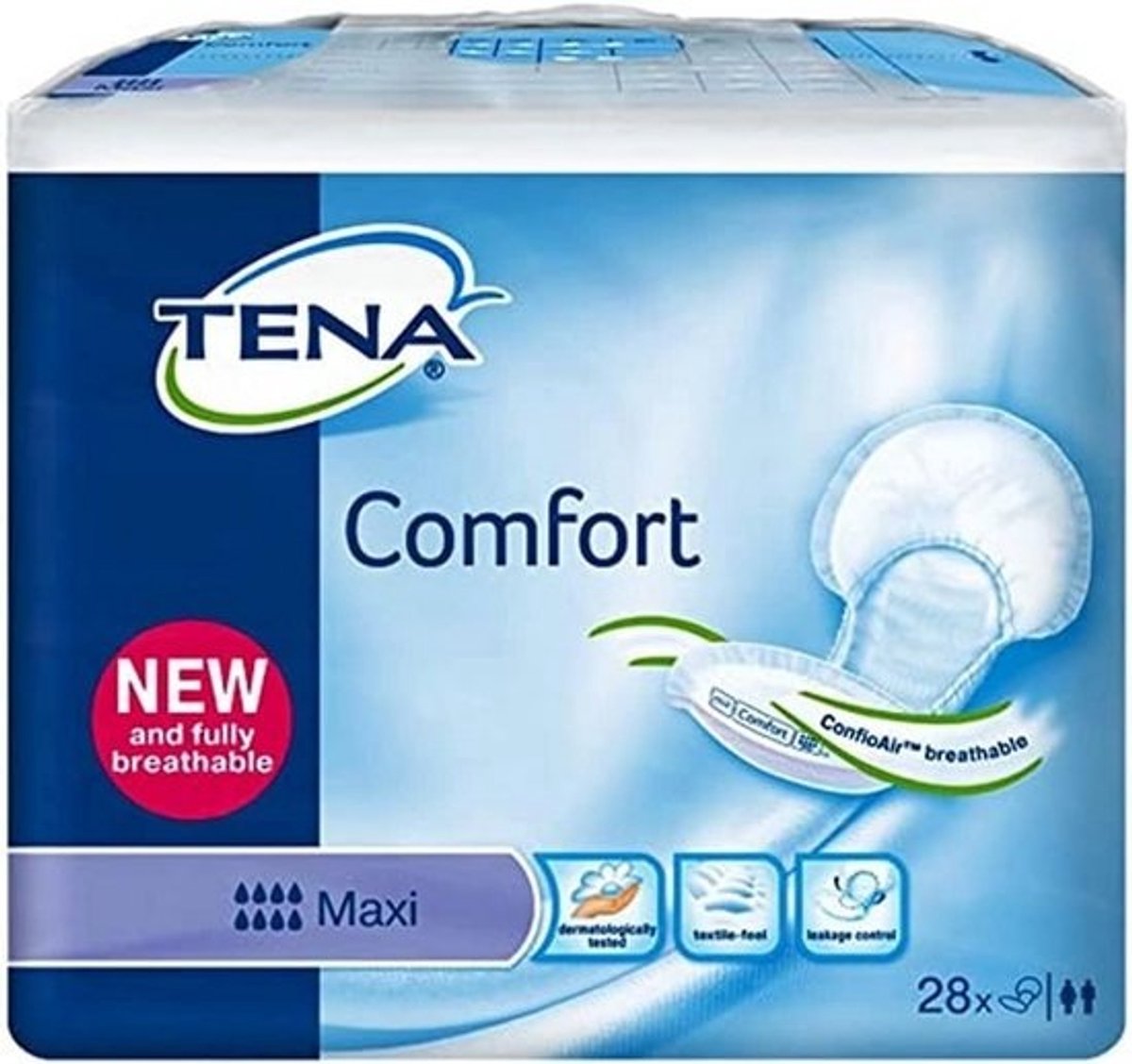Ademend Maxi Inlegverband 28 Stuks voor Comfort en Gezondheid
