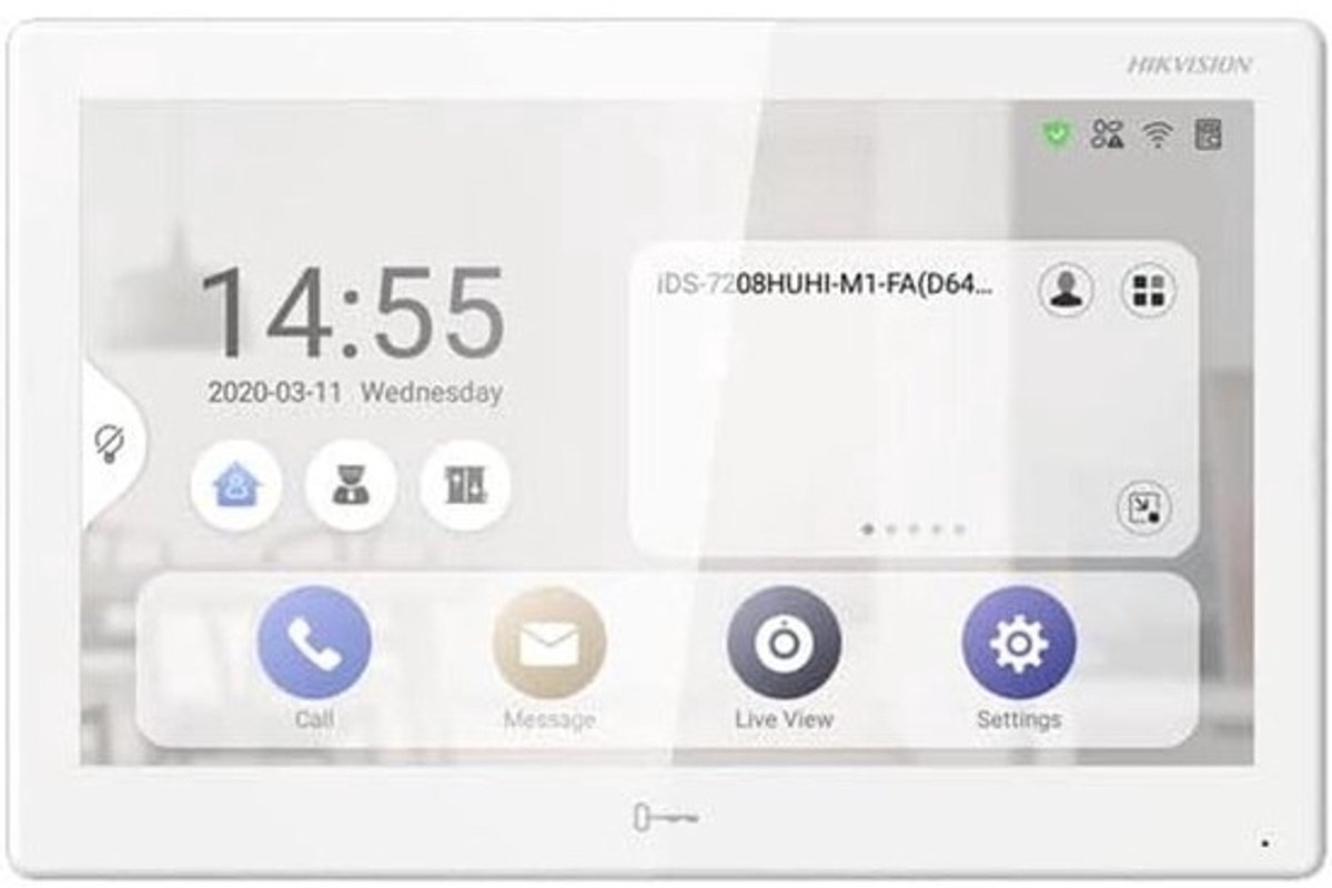 10,1 inch Android Touchscreen IP-Monitor voor Videobewaking
