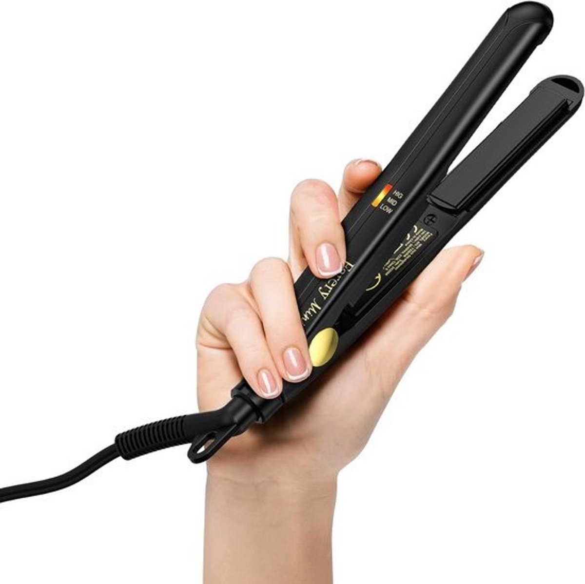 Mini Glätteisen voor Korte Haren - Draagbare Haarstyler met Verstelbare Temperatuur en Automatische Uitschakeling