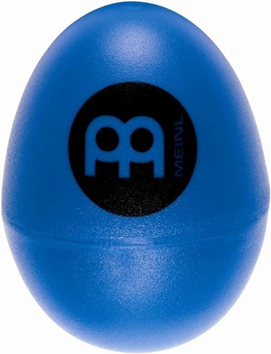 Eivormige Egg Shaker in Blauw: Kunststof Shaker voor Warm en Helder Geluid, Ideaal voor Latin, Jazz, Pop en World Music, Eenvoudig mee te nemen en Geschikt voor Optredens en Oefenen